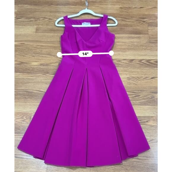 Chiara Boni La Petite Robe Corie V-Neck Fit & Flare  Cocktail dress sz IT 46 - Picture 7 of 16